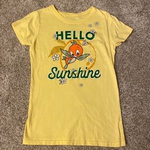 Disney Orange Bird Womens Shirt XS